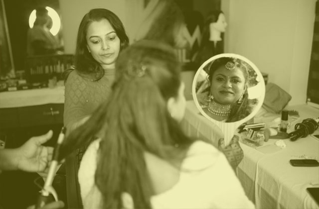 Bridal Make up at Milan Beauty Care, Kozhikod